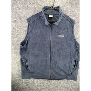 Columbia Steens Mountain Men's Fleece Vest Dark Blue 3XL